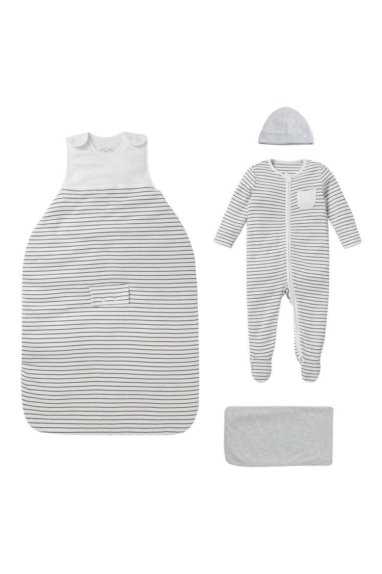 Clever Sleep Set, Main, color, GREY STRIPE