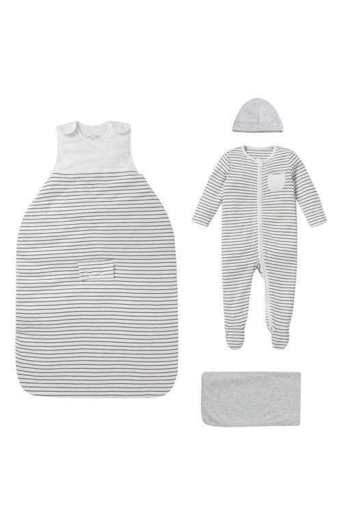 MORI Clever Sleep Set in Grey Stripe  product