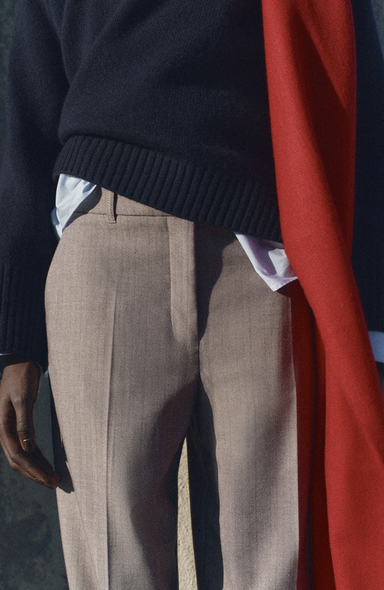 MANGO Carlosw Straight Leg Pants, Alternate, color, 