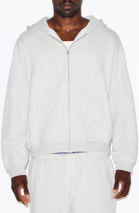 Relaxed Zip-Up Lounge Hoodie