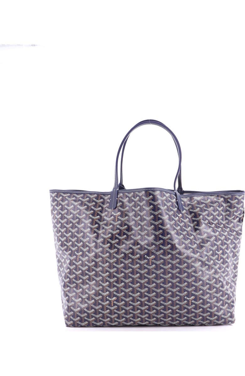 Pre-Owned Goyard Saint Louis Tote Coated Canvas GM, Alternate, color, Blue
