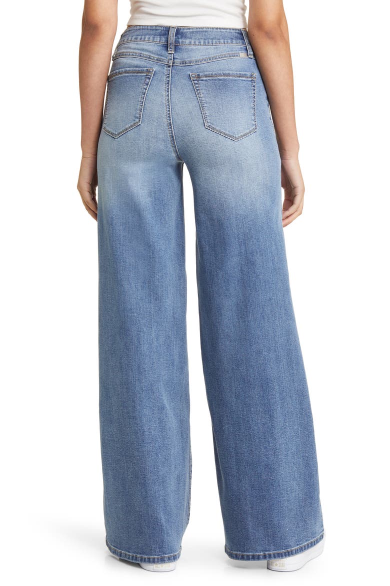 High Waist Wide Leg Jeans, Alternate, color, SLOANE