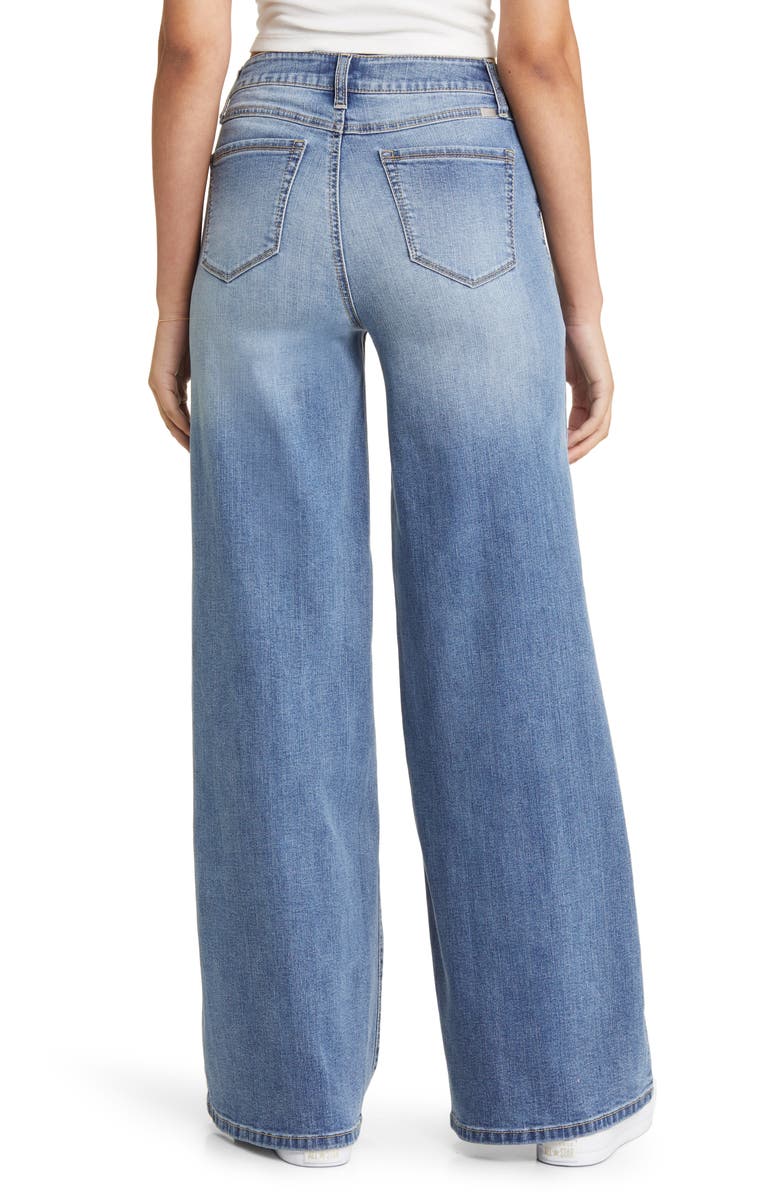 1822 Denim High Waist Wide Leg Jeans, Alternate, color,