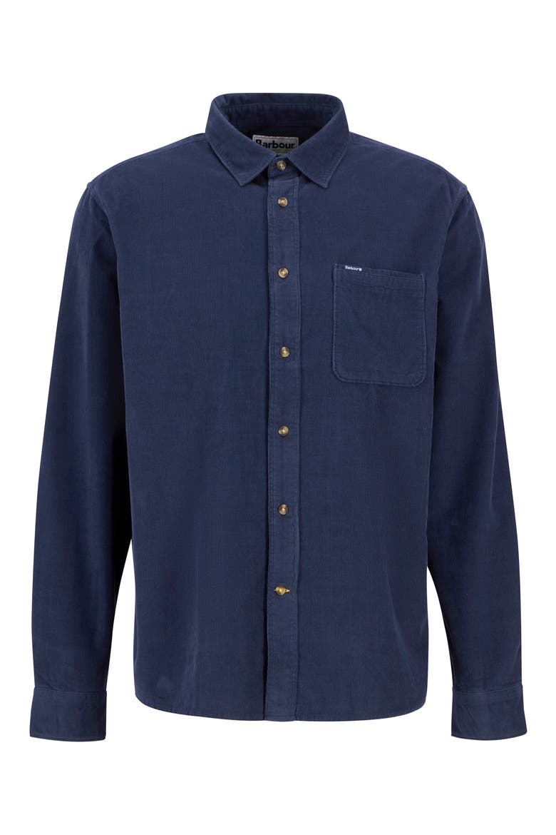 Bramside Relaxed Corduroy Shirt, Alternate, color, NAVY