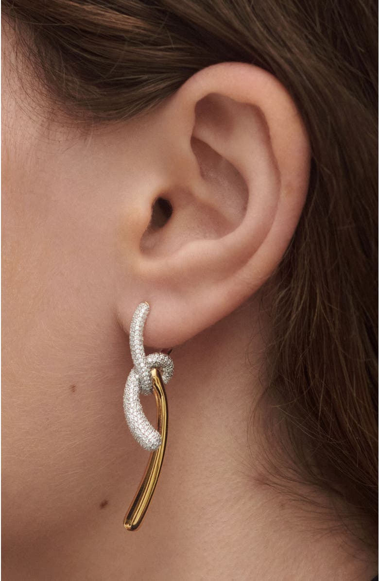 PDPAOLA Pave Twist Hoops, Alternate, color,