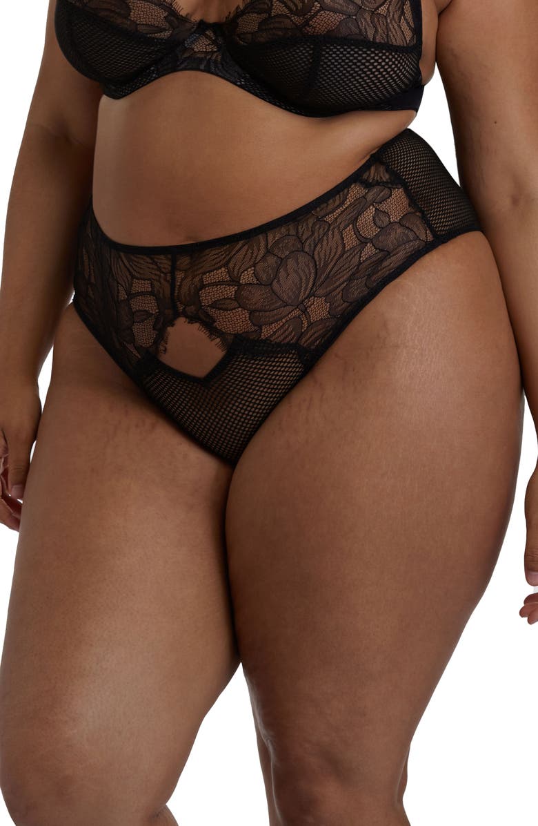 Playful Promises Gabi Fresh Khloe Strappy High Waist Briefs, Alternate, color,