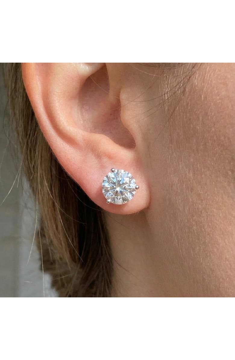 Bliss Diamond Certified 4 1/2 Ct Lab Grown Diamond Martini Screw Back Studs 14k Gold, Alternate, color, 