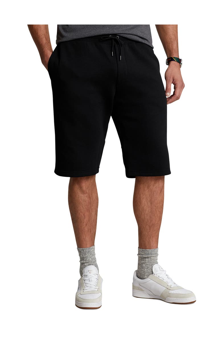 Polo Ralph Lauren Big & Tall Double-Knit Active Shorts, Main, color, Black