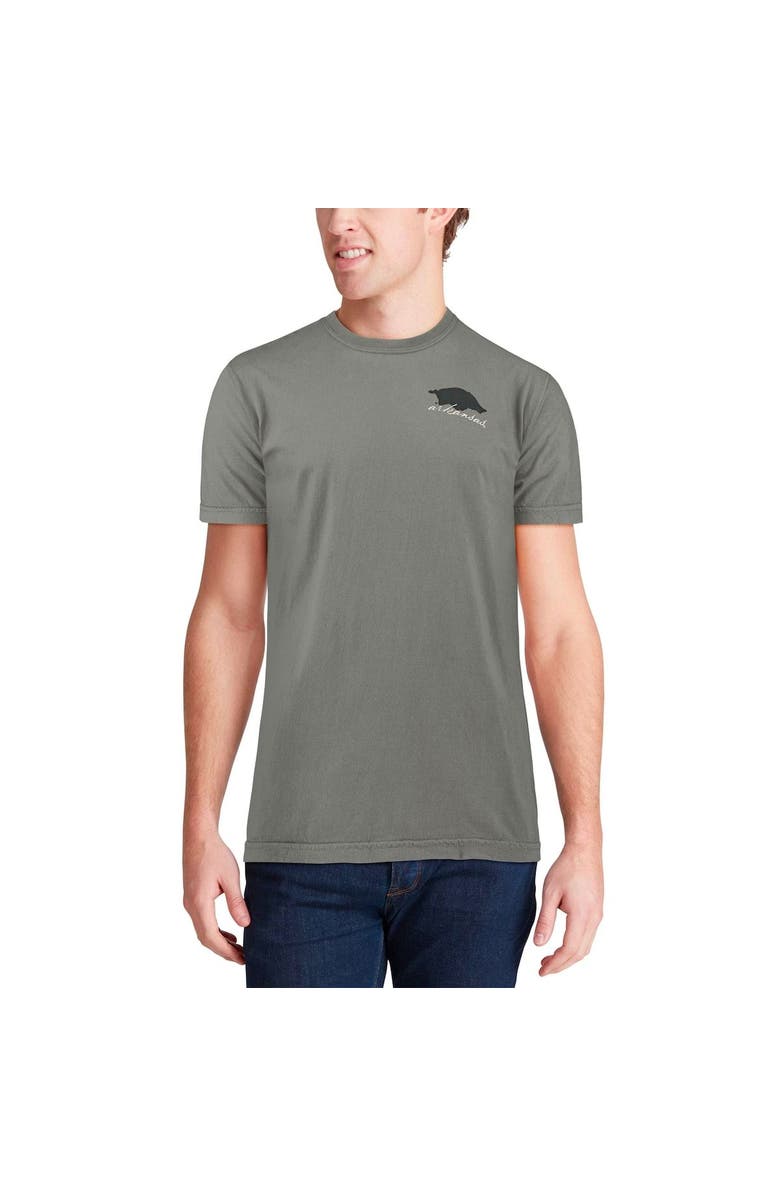 IMAGE ONE Men's Gray Arkansas Razorbacks Comfort Colors Local T-Shirt, Alternate, color, 