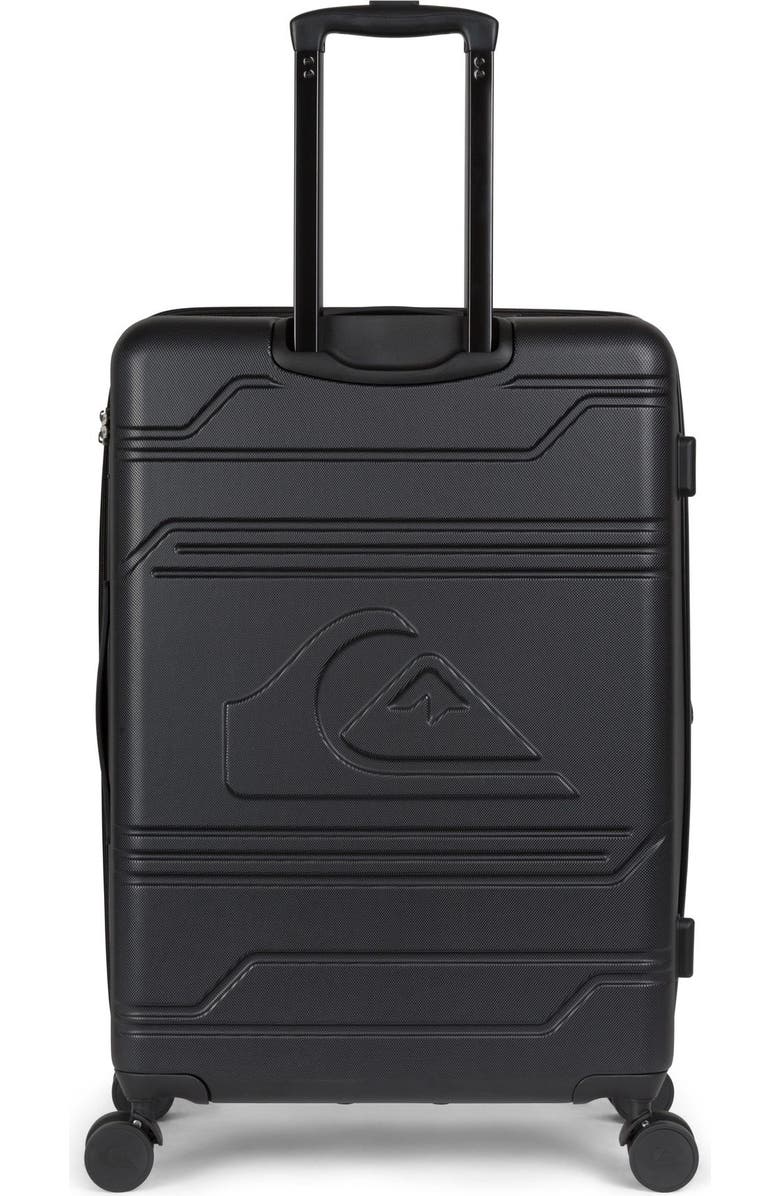 Quiksilver Rincon Suitcases PC Hardside Expandable Luggage with Spinner Wheels, 3-Piece Set, Alternate, color, Black