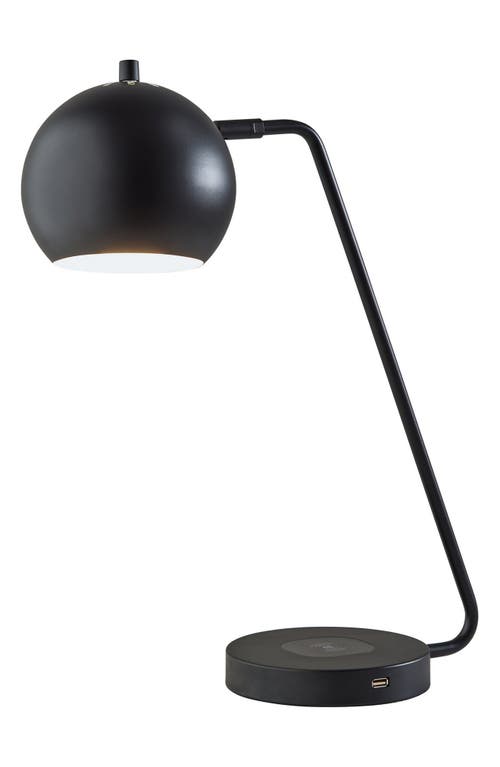 ADESSO LIGHTING Emerson Charging Desk Lamp in Black 