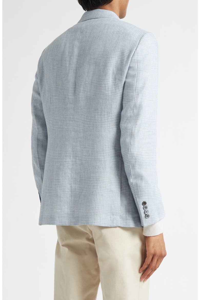 Oasi Linen Sport Coat, Alternate, color, BR BLUE CHECKER