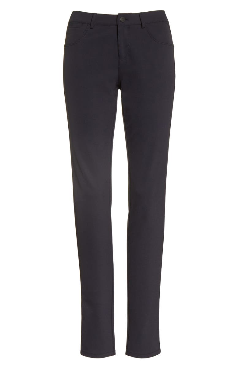 Lafayette 148 New York Mercer Acclaimed Stretch Skinny Pants, Alternate, color, Ink