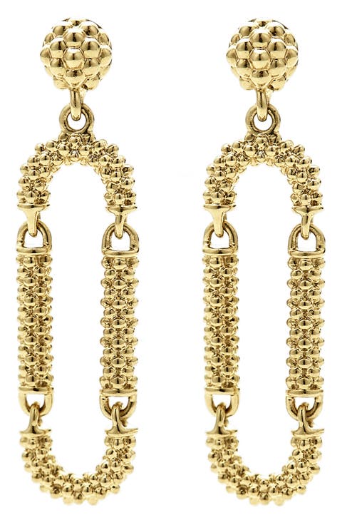 Caviar Drop Earrings