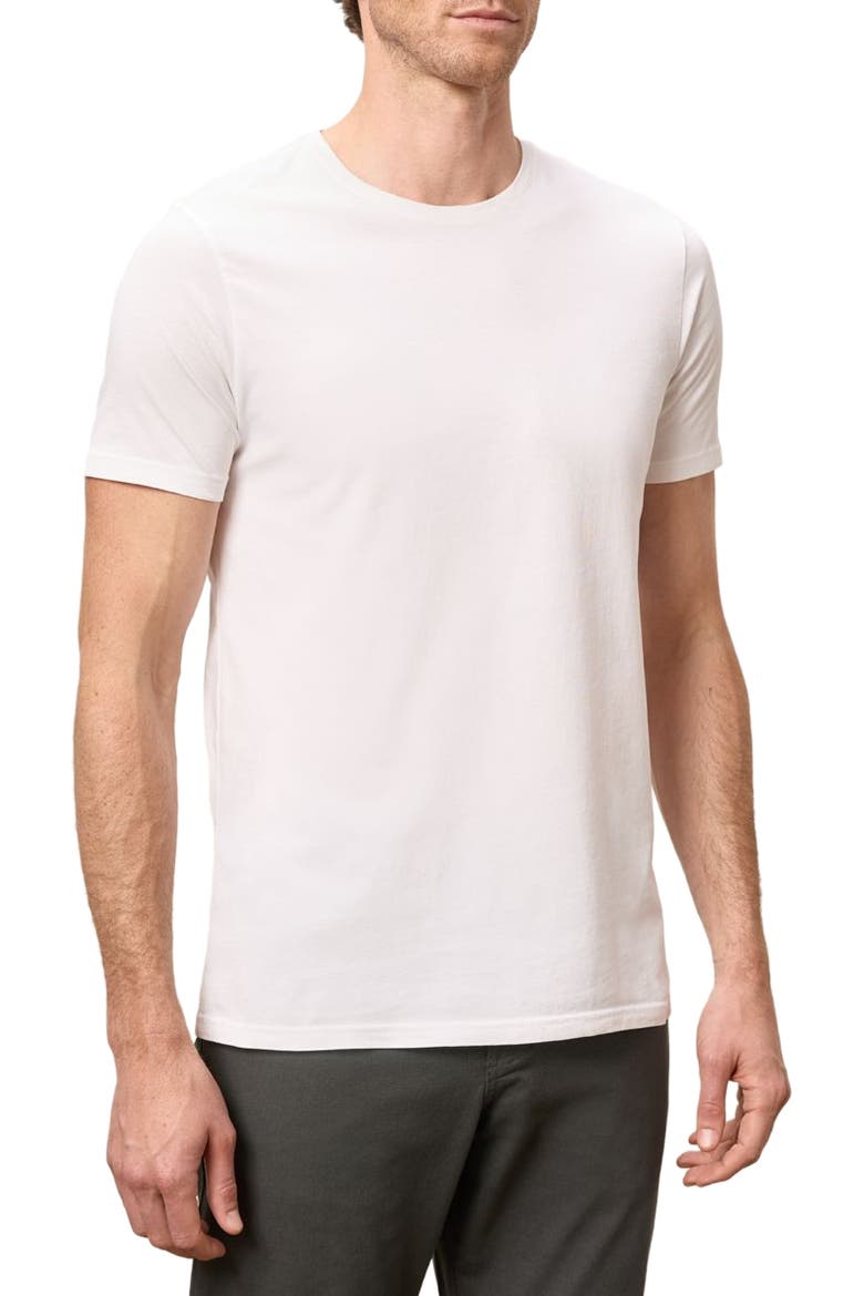 Organic Cotton Softspun Essential Crewneck Tee, Main, color, White