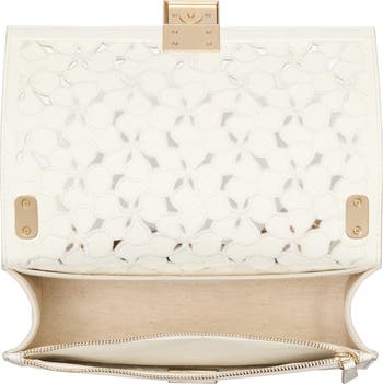 deco eyelet leather convertible crossbody bag