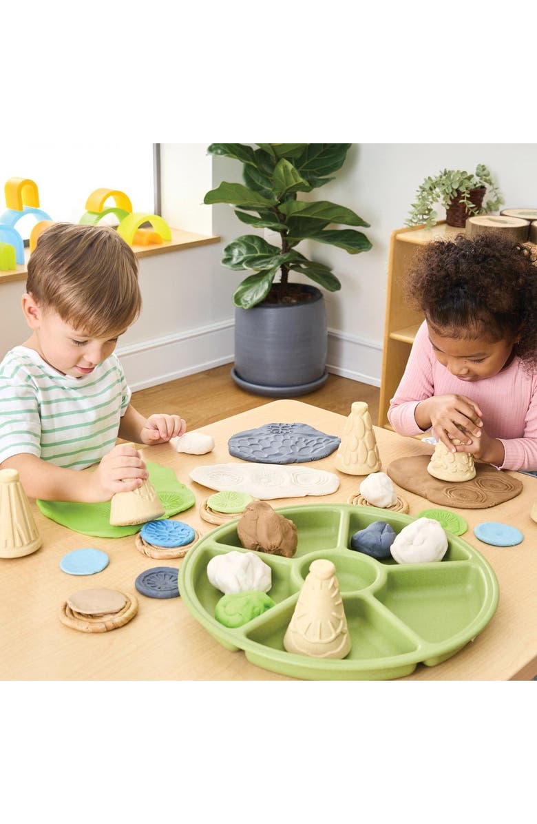 Kaplan Early Learning Company Organic Pattern Rollers Mushroom, Alternate, color, Beige