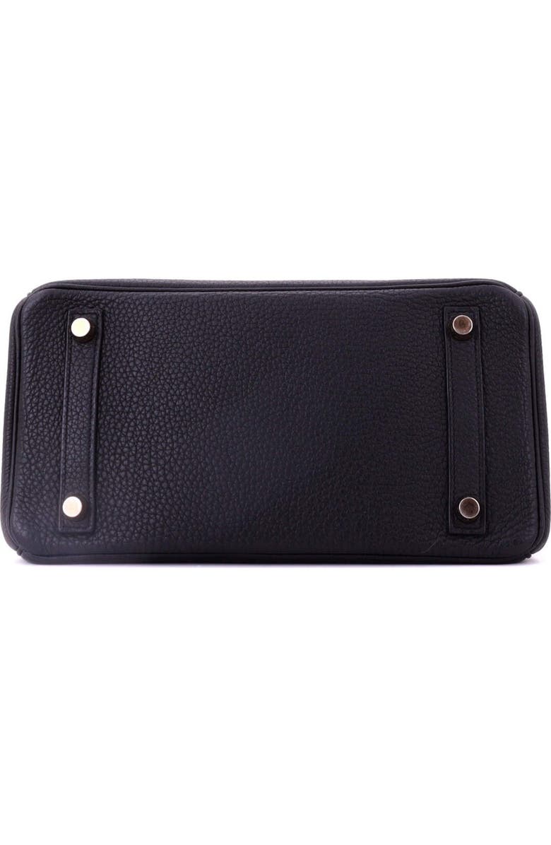 Pre-Owned Hermes Birkin Handbag Black Togo with Rose Gold Hardware 25, Alternate, color, Noir