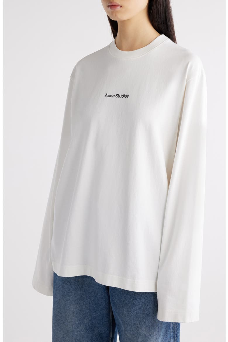 Edden Oversize Organic Cotton Logo Graphic T-Shirt, Alternate, color, OPTIC WHITE