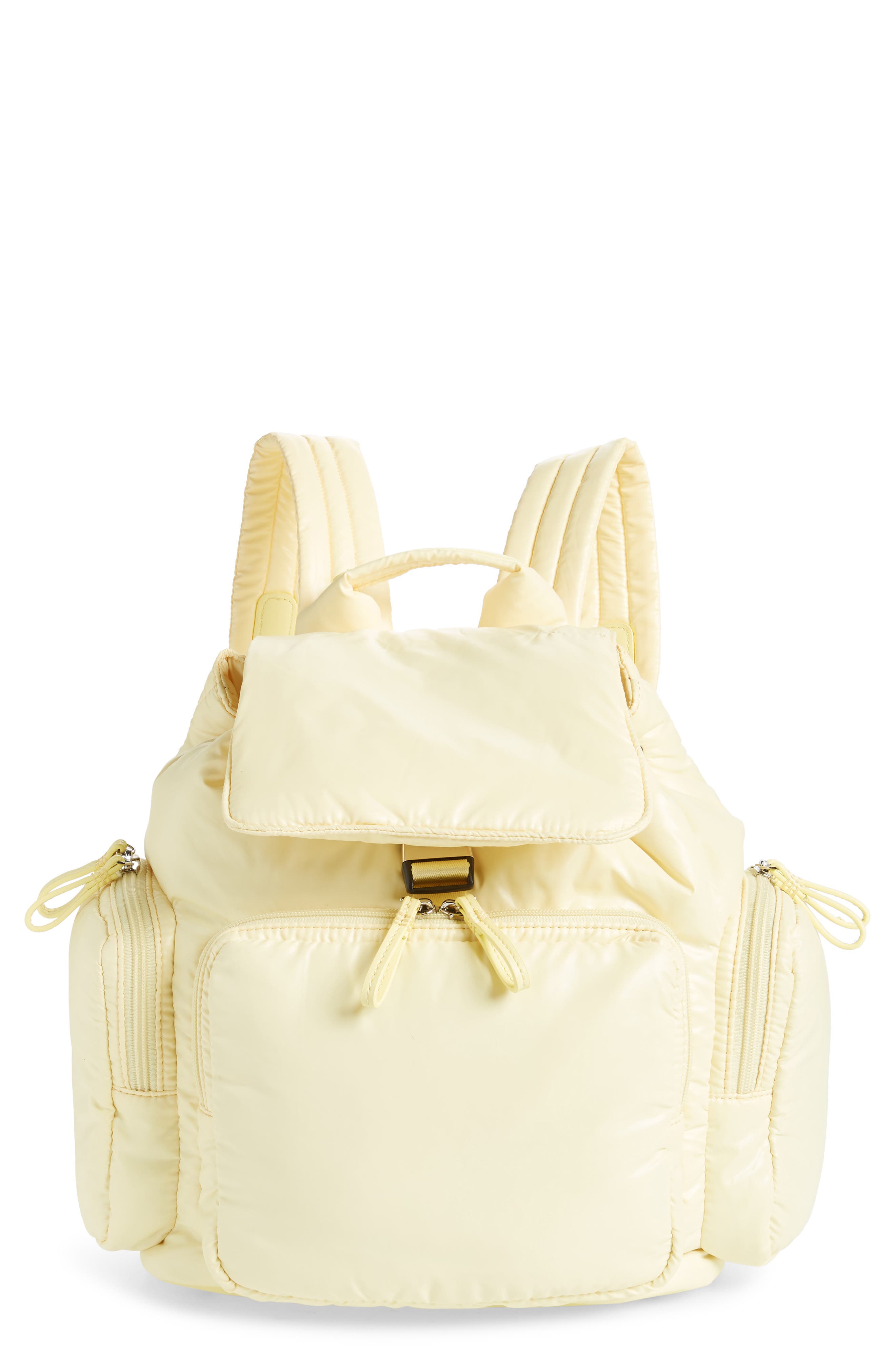 Small Cirrus Backpack, Main, color, CUSTARD