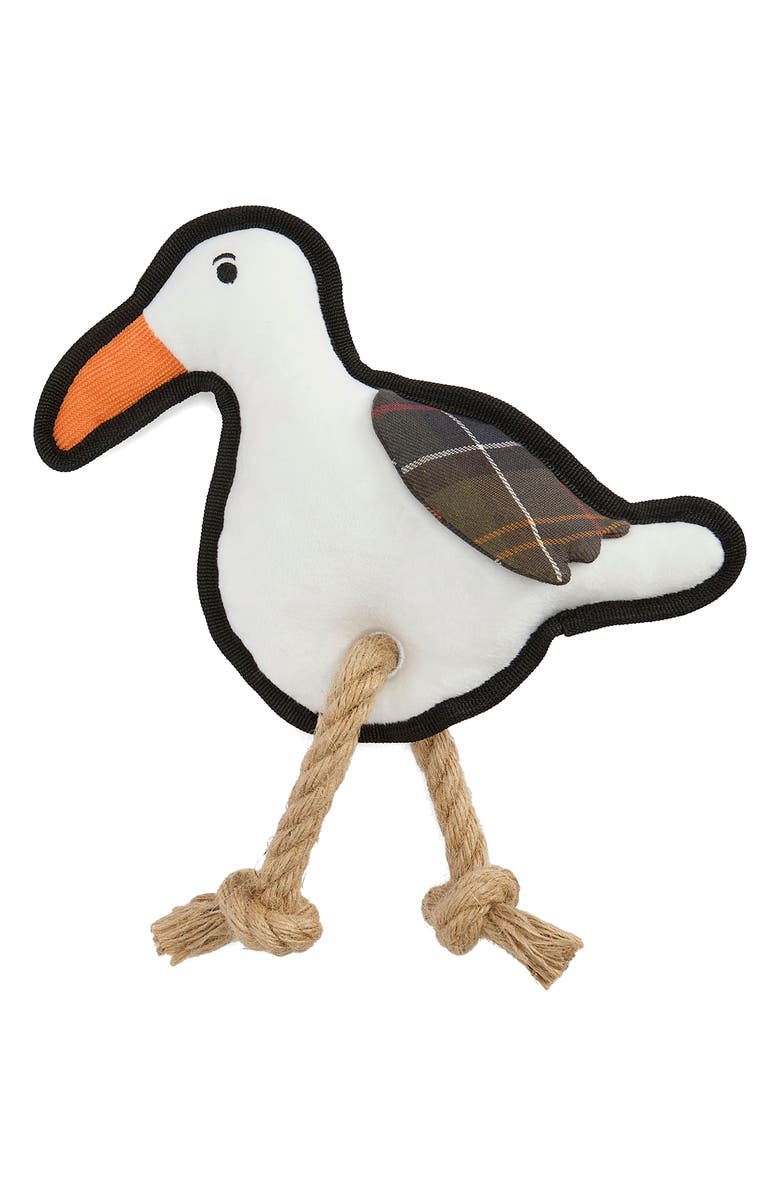 Barbour Seabird Dog Toy, Alternate, color, White