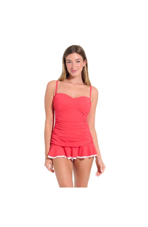 Sweetheart Ruched Swimdress