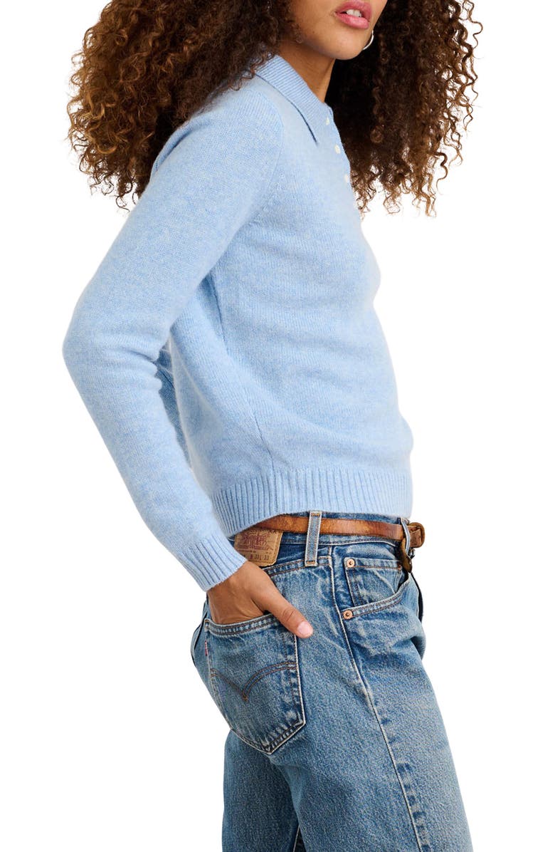 Alex Mill Alice Cashmere Polo Sweater, Alternate, color, 