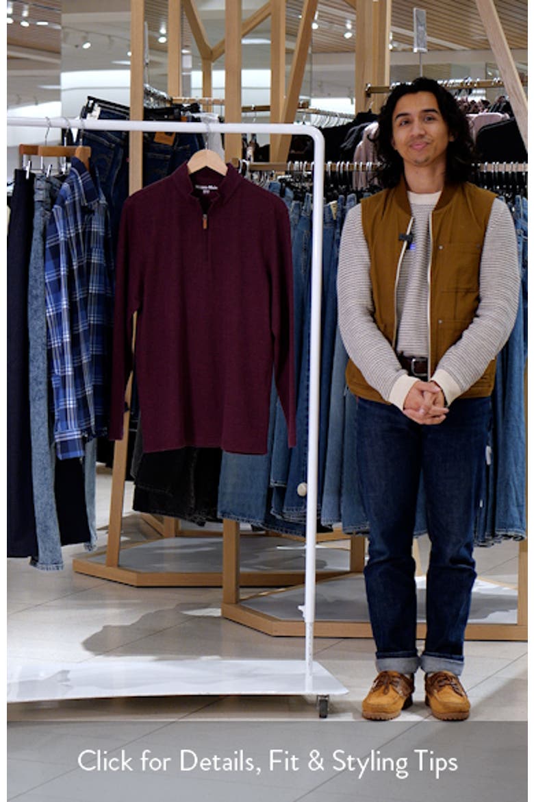 Mizzen+Main KPI Quarter Zip Pullover Sweatshirt (Men) | Nordstrom