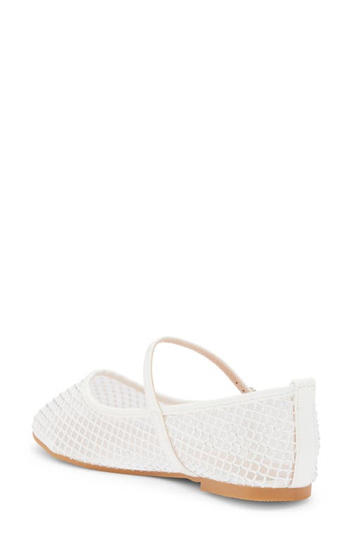 Top Guy Shoes Rosario Rhinestone Mesh Mary Jane Flat