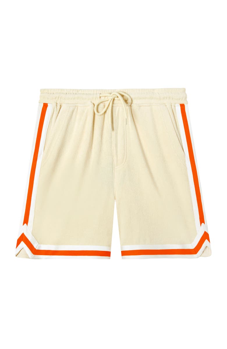 Tombolo 'Crouching Tiger, Hidden Beverage' Cabana Shorts, Main, color, Beige/Orange