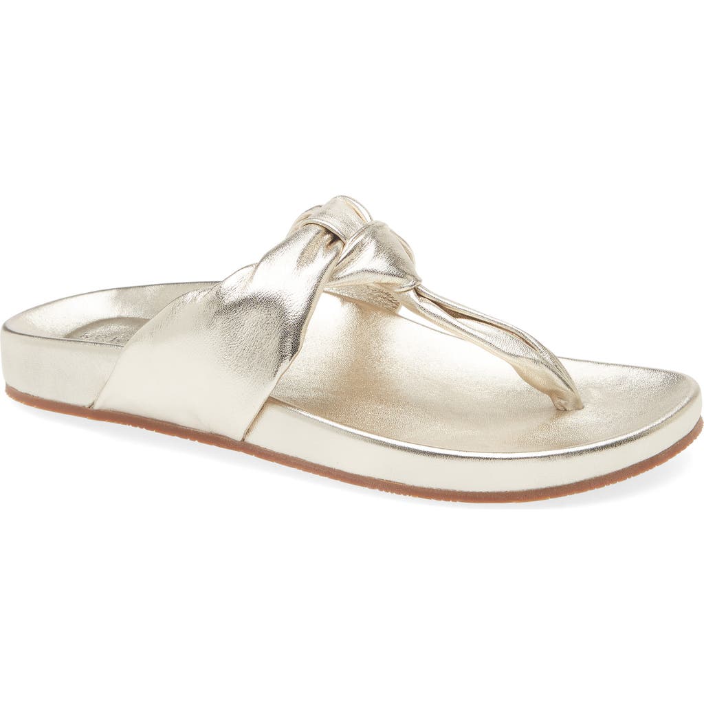 Koko + Palenki Maya Flip Flop In Neutral
