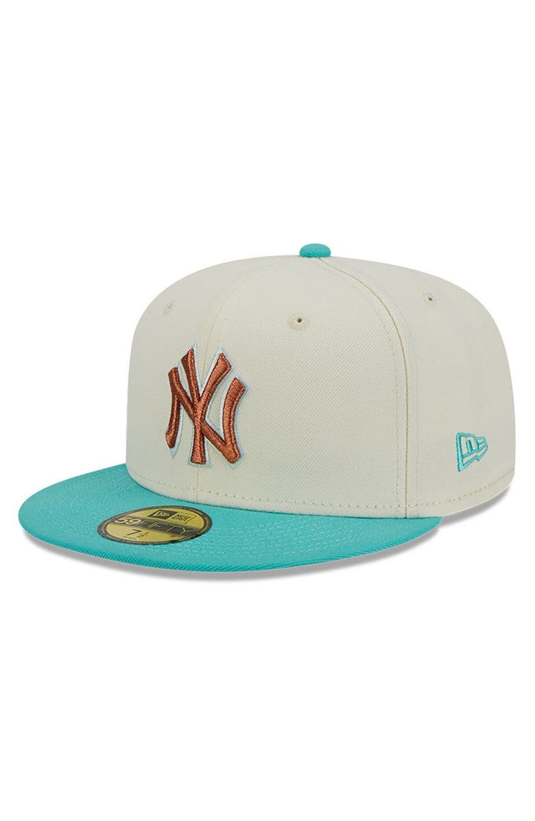 New Era Men's New Era White New York Yankees City Icon 59FIFTY Fitted Hat, Alternate, color, White
