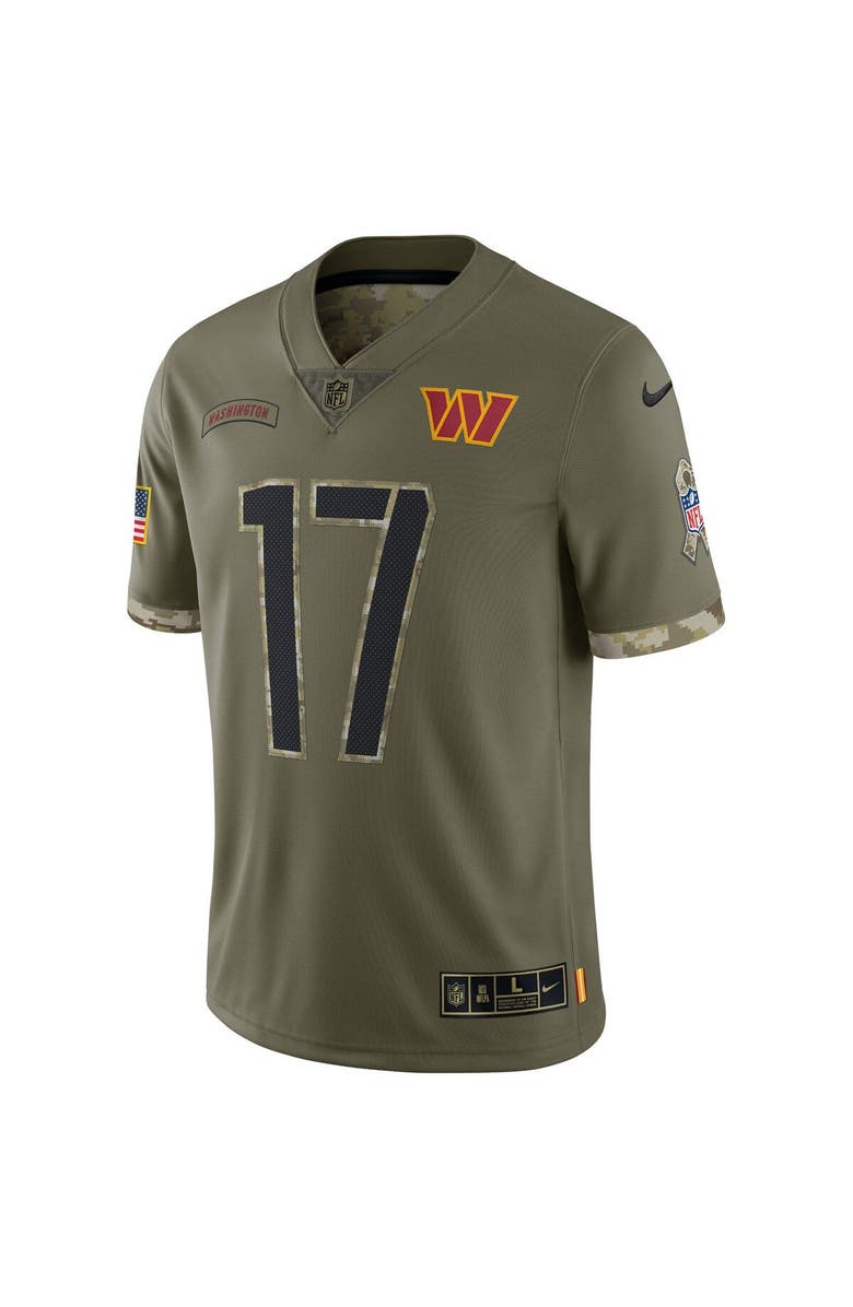 Nike Men's Nike Terry McLaurin Olive Washington Commanders 2022 Salute To Service Limited Jersey, Alternate, color,