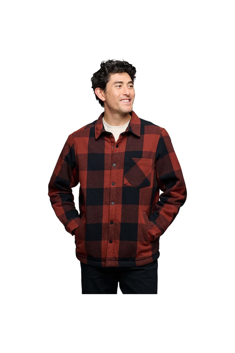 Project Lined Flannel - Men's, Main, color, Iron Red/Black
