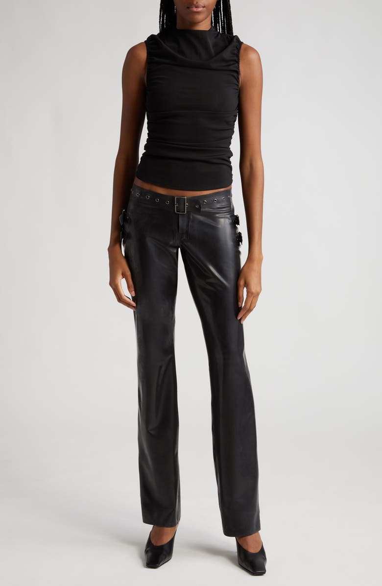 Miaou Cam Ruched Crop Top, Alternate, color, 