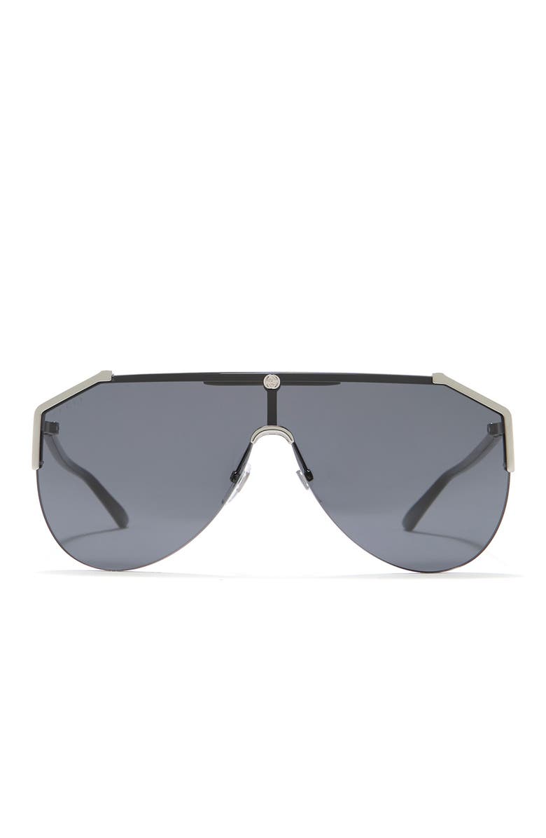 Gucci 99mm Shield Sunglasses, Alternate, color,