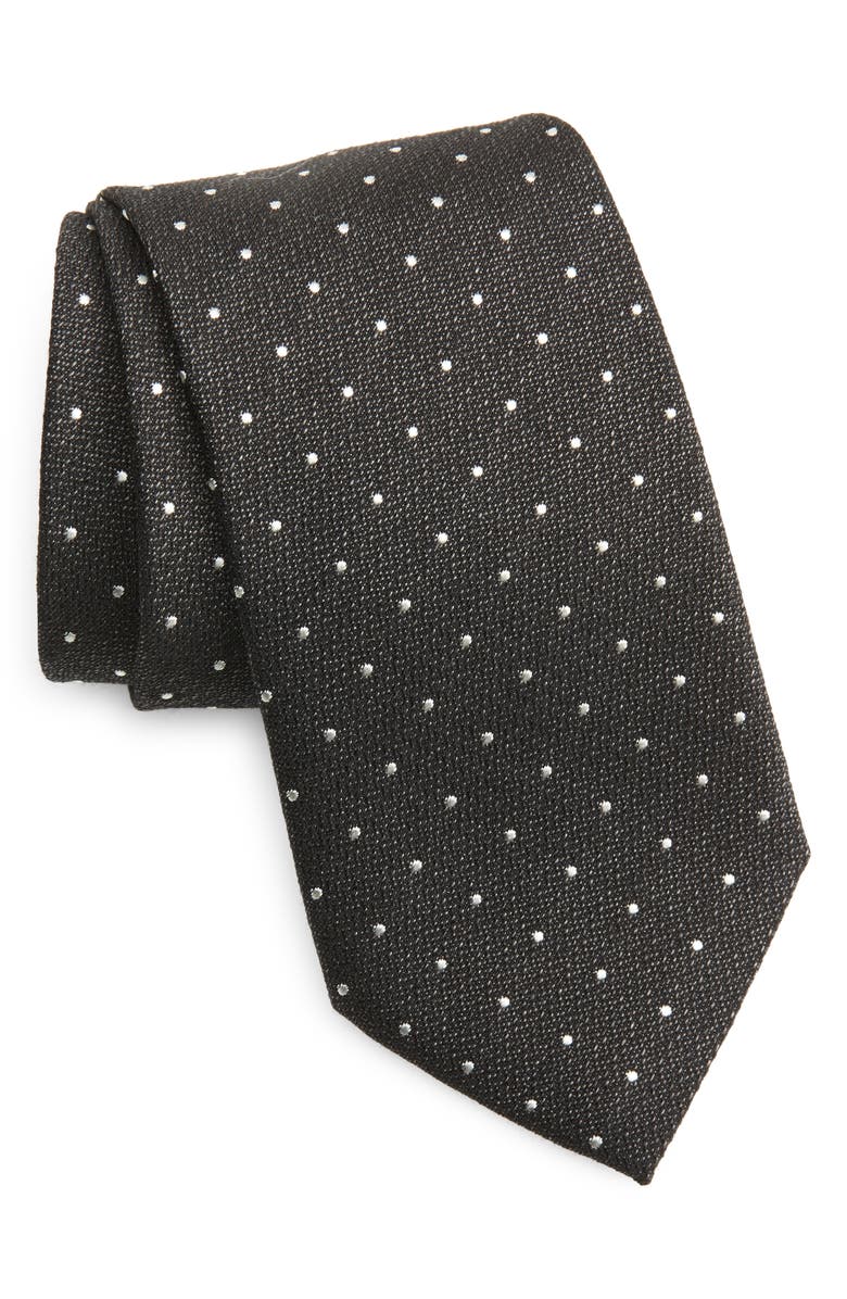 Jack Victor Cotton Blend Tie, Main, color, 