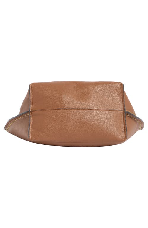 Steve Madden Buckle Tote Bag & Pouch In Brown