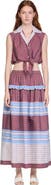 SANDRO Cropped striped cotton shirt