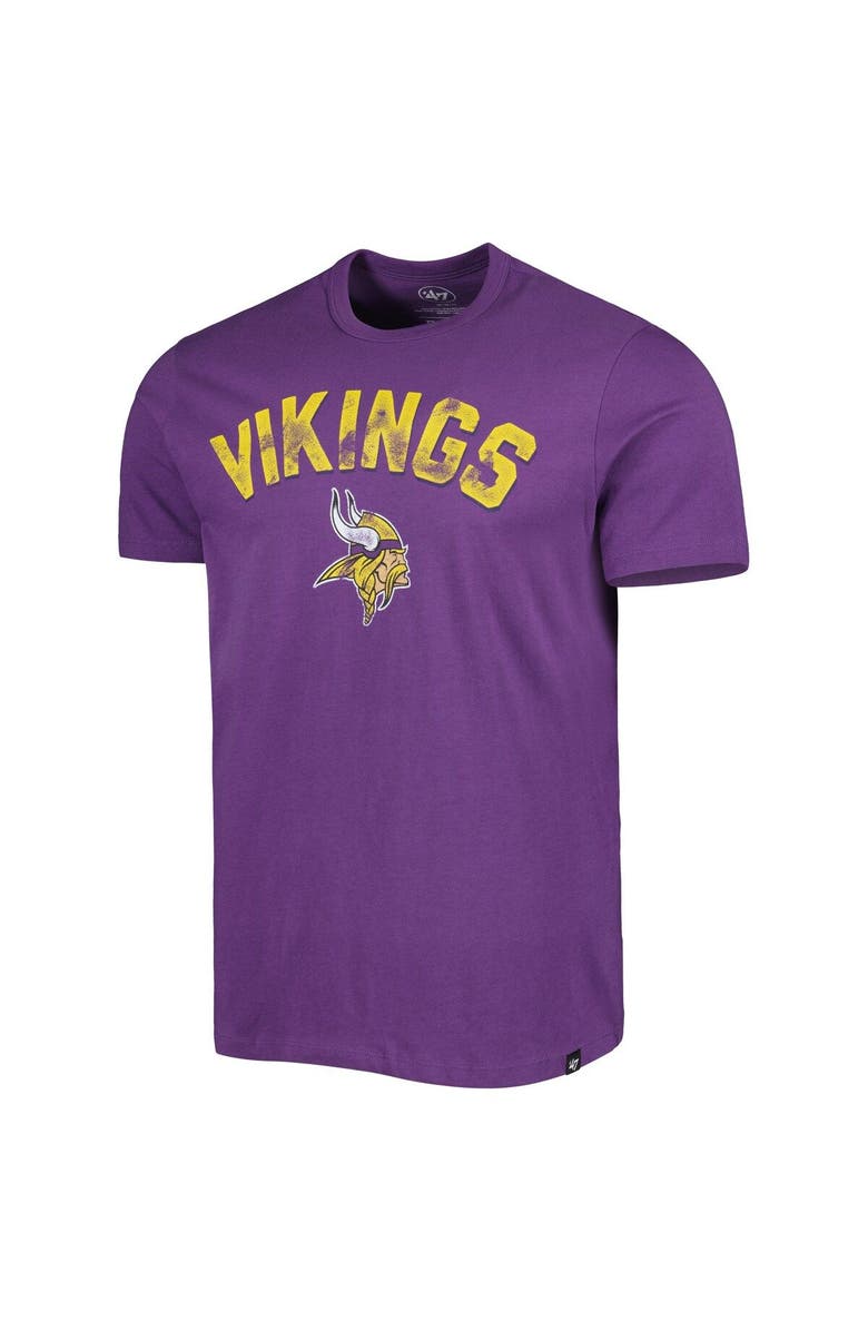 '47 Men's '47 Purple Minnesota Vikings All Arch Franklin T-Shirt, Alternate, color, Purple