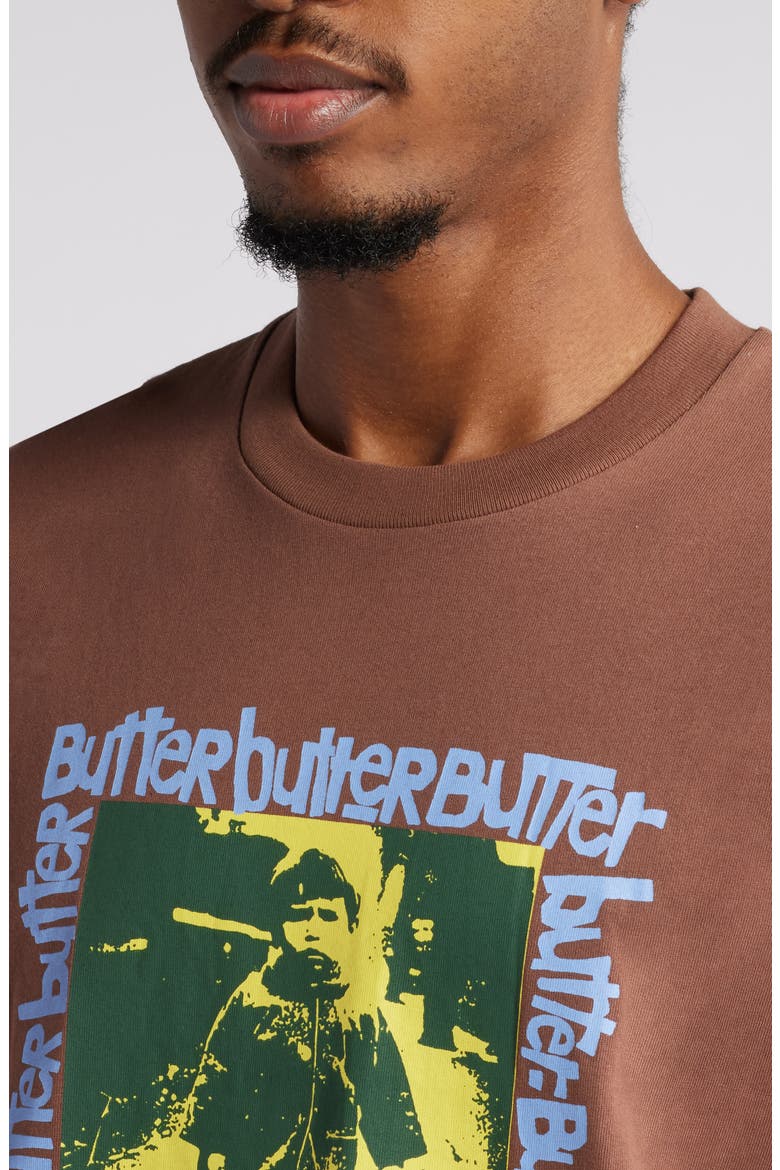 Stolen Boots Graphic T-Shirt, Alternate, color, BROWN