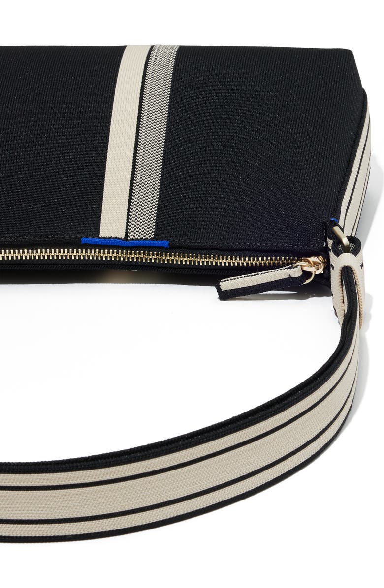 Rothy's The Casual Crossbody, Alternate, color, Black & Ivory Stripe