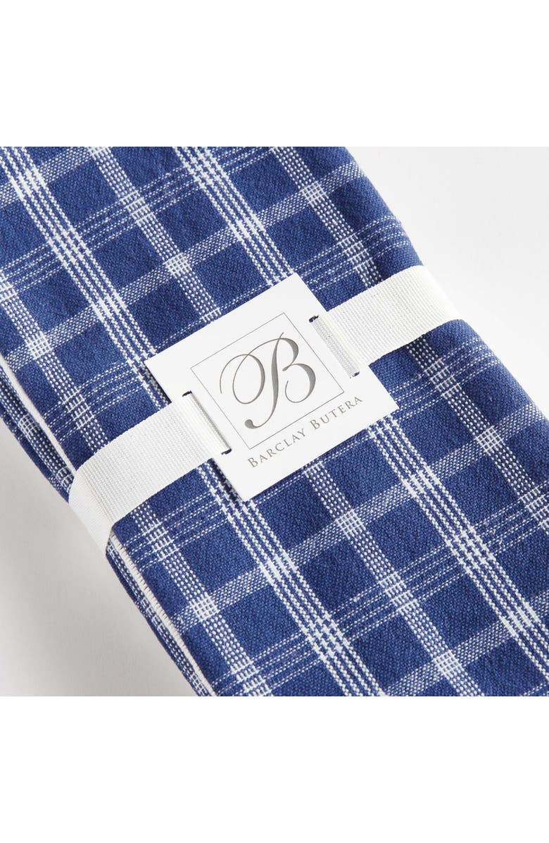 Napa Home & Garden Barclay Butera Oakwood Plaid Cotton Handwoven Dinner Napkins Set of 4, Alternate, color, 