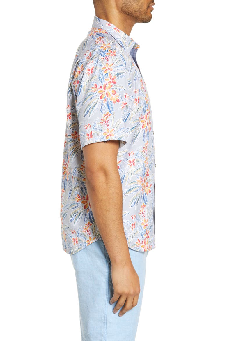 Florence Flora Classic Fit Short Sleeve Button-Up Shirt, Alternate, color, FEATHERSTONE