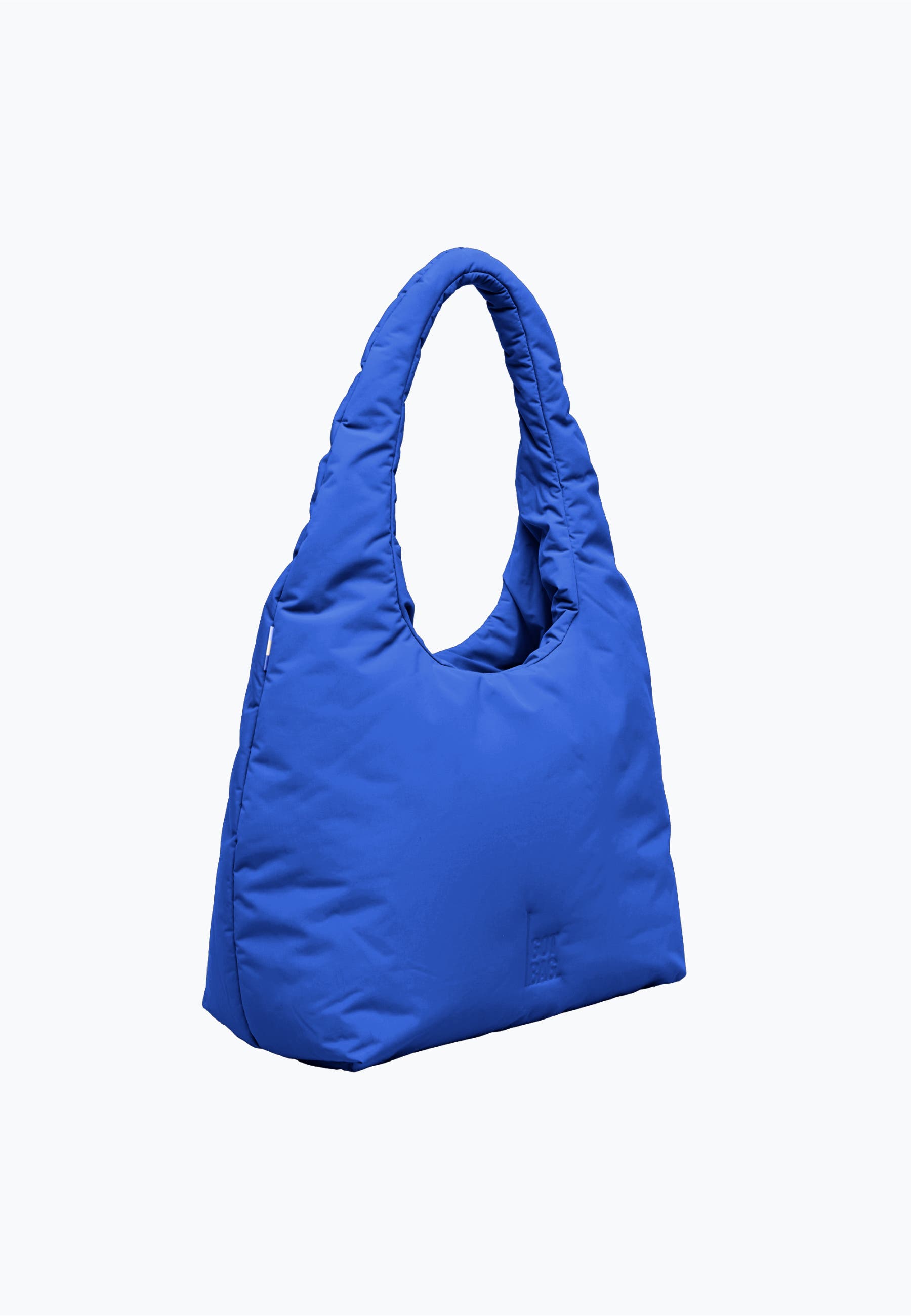 Cloud Shoulder Bag Recycled Nylon Puffer Handbag, Alternate, color, cobalt