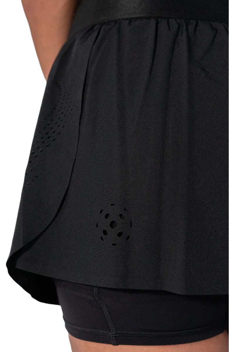 AVI Cross-Court Pickleball Skirt, Alternate, color, Black Beauty
