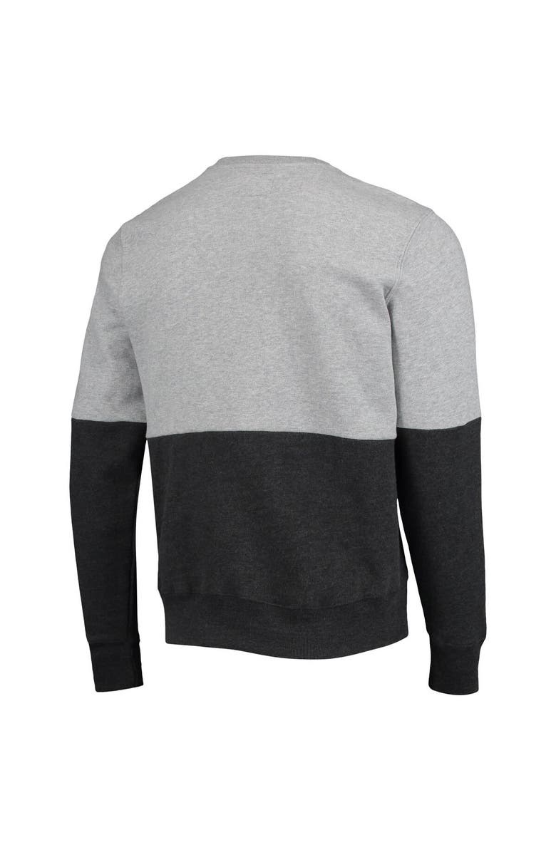 '47 Men's '47 Heathered Gray/Heathered Black San Francisco Giants Two-Toned Team Pullover Sweatshirt, Alternate, color, Heather Gray