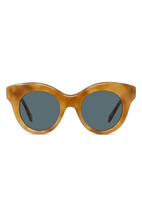 Curvy 49mm Small Round Sunglasses