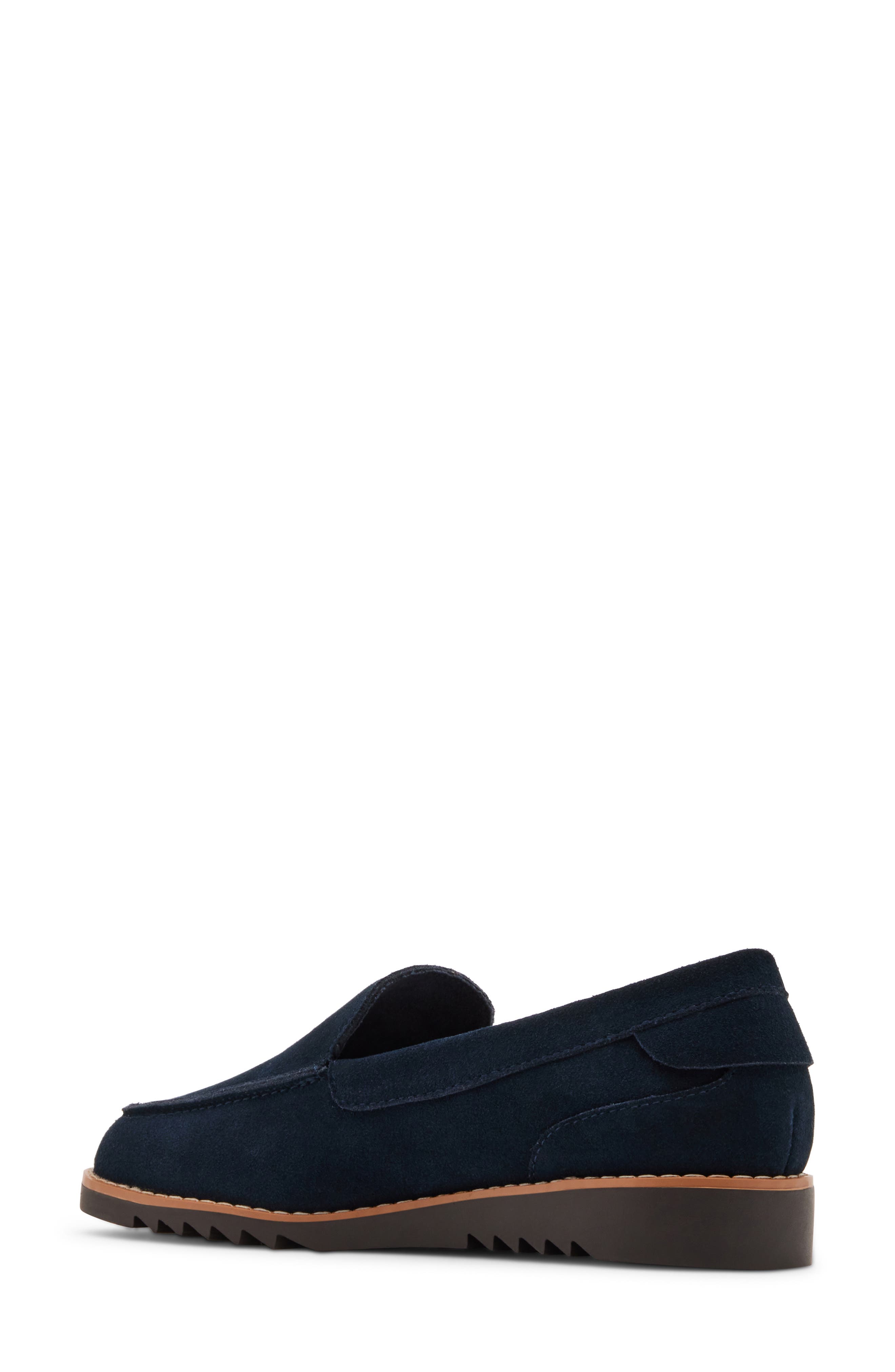 Libra Waterproof Loafer, Alternate, color, NAVY SUEDE