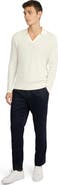 Onia Cotton Textured Long Sleeve Johnny Polo